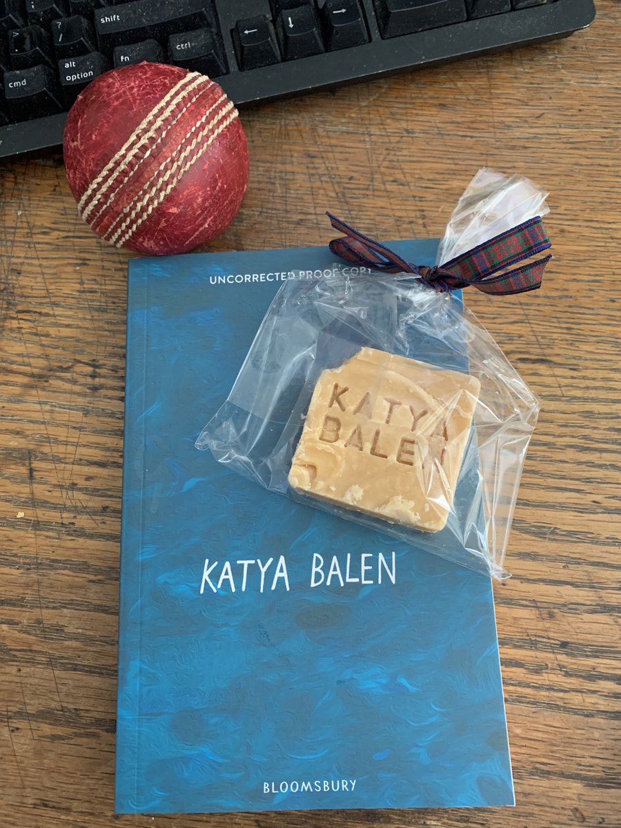 Nice work from @katyabalen and @KidsBloomsbury. Very much looking forward to this. And the book. (Ball shown for scale. And because it was there.)