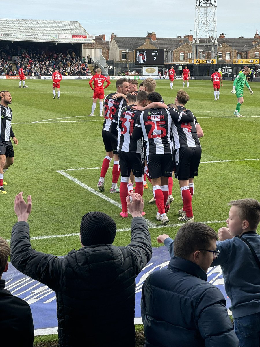 That Callum Ainley is back on the pitch in the same season as being treated for cancer is incredible - but making the goal that keeps Town up? Magic #utm #gtfc