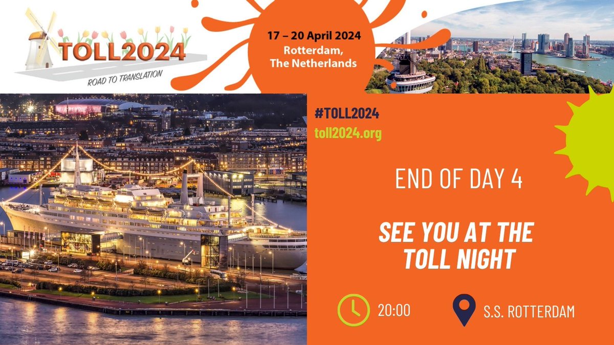 TOLLconference's tweet photo. That was all for today at #TOLL2024!

See you in this evening at TOLL Night 💃🕺Get ready to dance! https://t.co/qdJKWp8VoA