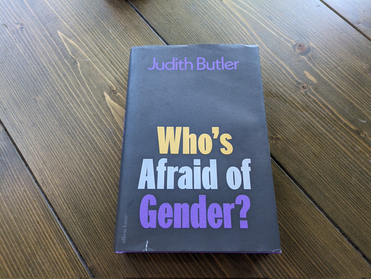 #NowReading 

#Gender #JudithButler