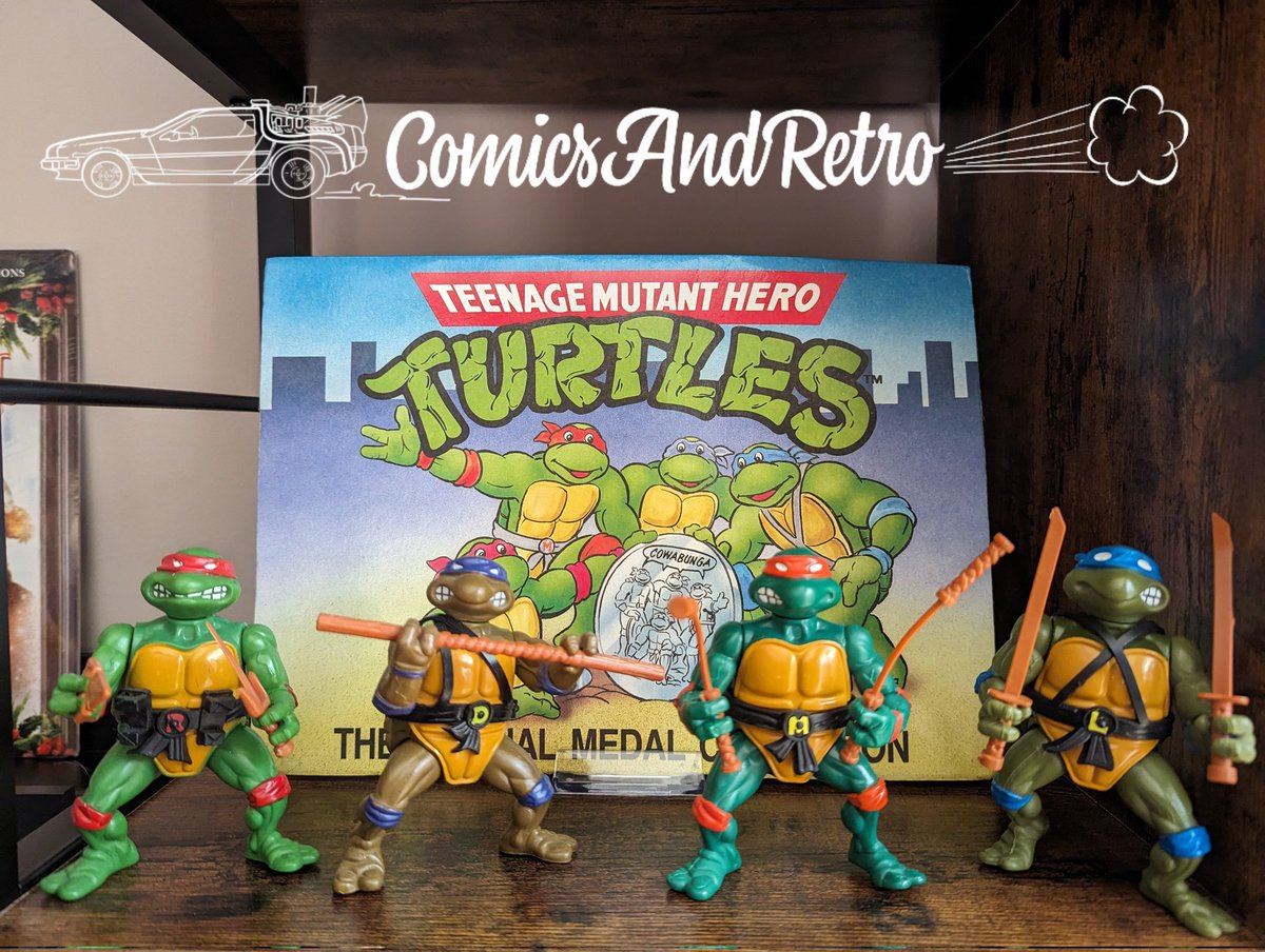 Finally got Leonardo to complete my 1988 #tmntfigures to sit in front of my #ninjaturtlescoins for the #gameroom

Loved these as a kid back in the #80s 

#tmnt #ninjaturtles #ninjaturtle #80stoys #retrotoy #retrotoys #retrocartoons #retroshoppingstore #retroshopping #tmnttoys