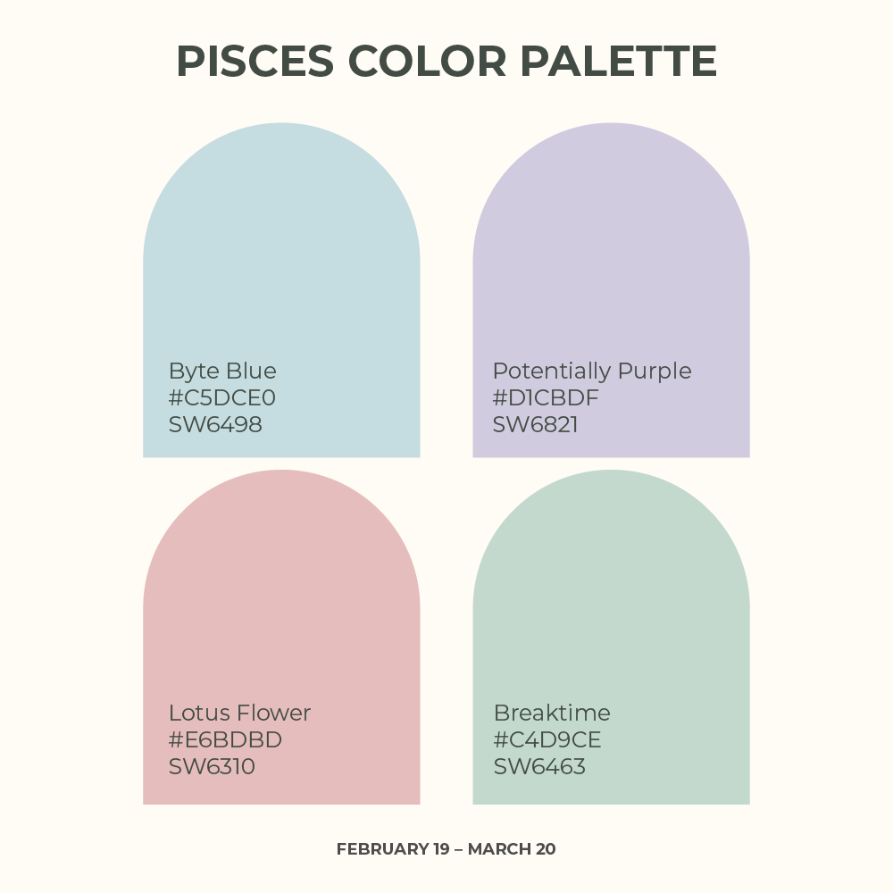 Does this dreamy palette inspire you to redecorate? #HomeTrends
