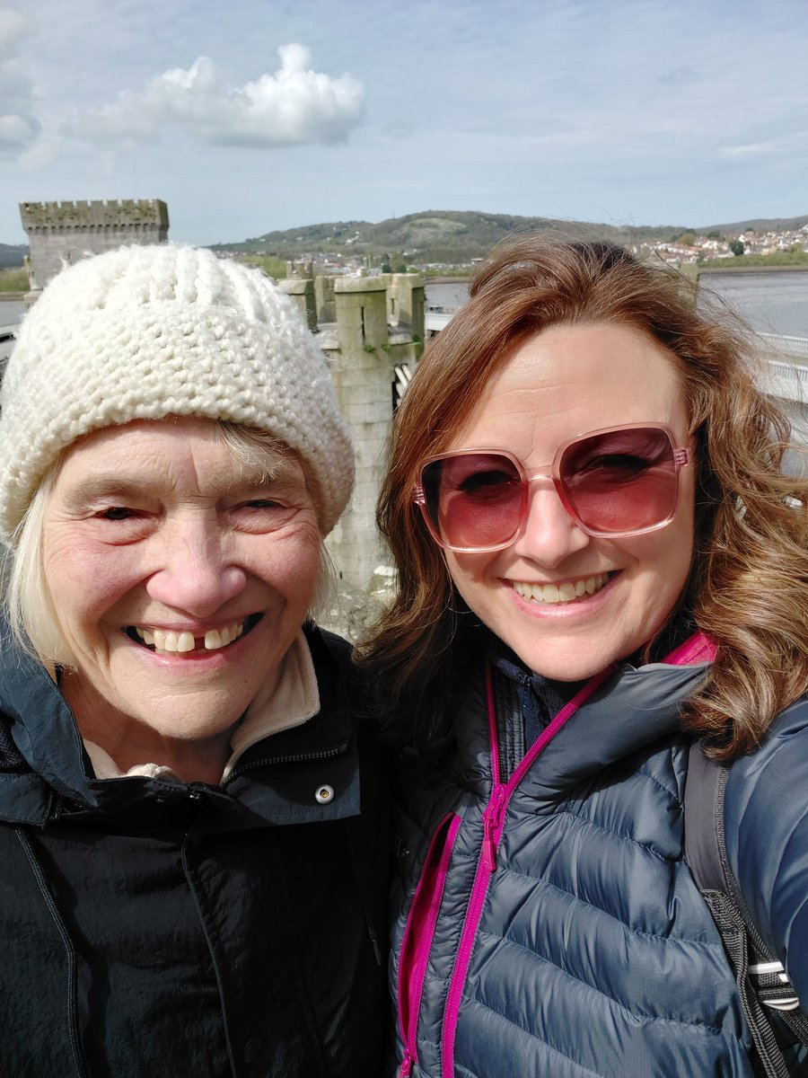 I'm in Conwy with my beautiful mum and family 💕💕