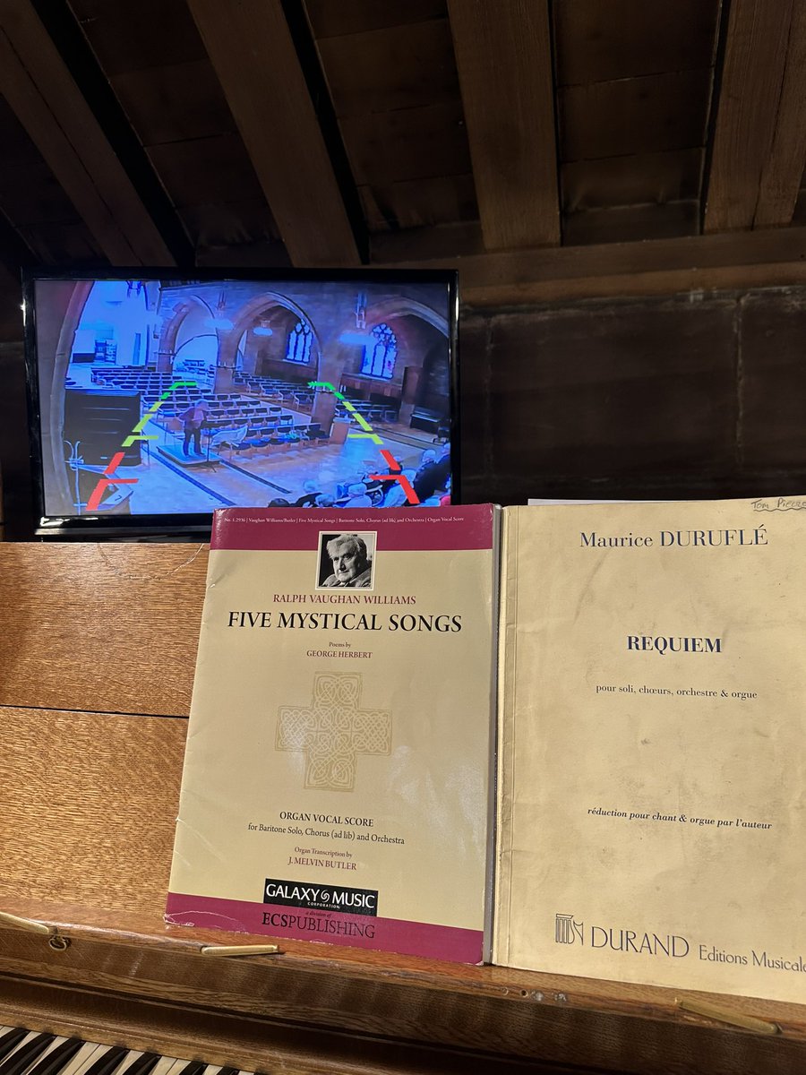 Absolutely massive play tonight at St. Michaels, Bramhall with Gatley Choir! Someone in the choir provided a CCTV solution so we don’t have to faff with a labrynth of mirrors. Will be paying close attention to the lines to make sure I don’t reverse into the conductor 🤣
