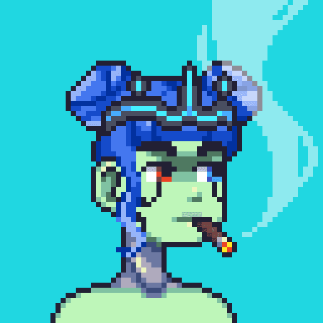 GM Neo Punks! ☀️ Happy 4-20! Better a diamond with a flaw than a pebble without. Have a great and beautiful day! 🪴🌿💨 @NeoPunksSaga #NFTs #pixelart