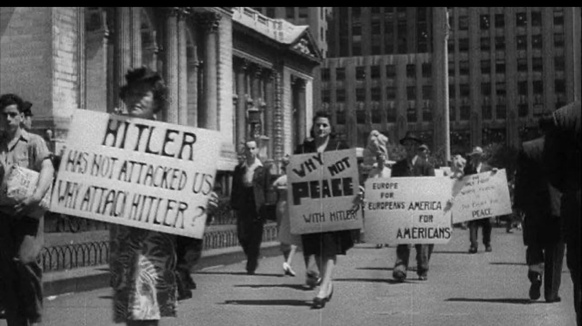 Some things never change… Columbia University protesting US involvement in WW2.