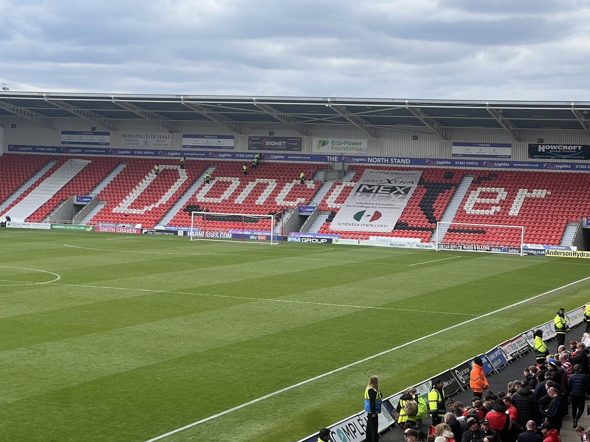 #WeAreBarrow fans at Donny