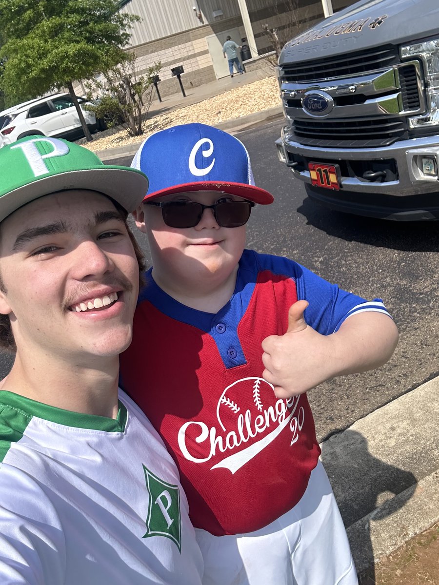 What a Blessing. Great morning with Clay and The Miracle League. #MiracleLeague @PHSbaseballGA @GeorgiaJackets