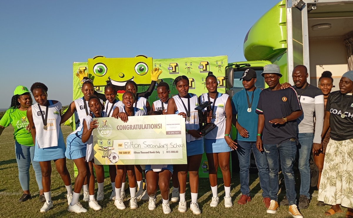 DreamfieldsP's tweet image. Another successful #TopTChampionshipCup in #Arconhoek . Almost a clean sweep from #Manyeleti schools. Congratulations to #MugenaHigh #BiltonHigh #MunyamaniPrimary #LudlowPrimary 
#TopTtiles
#ItaltileFoundation 
#GrowingDreams #football #Netball #Bohlabela