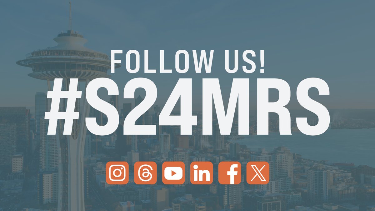 Materials_MRS's tweet photo. #S24MRS Share Your Spring Meeting Experience! https://t.co/I5sJE7cLff