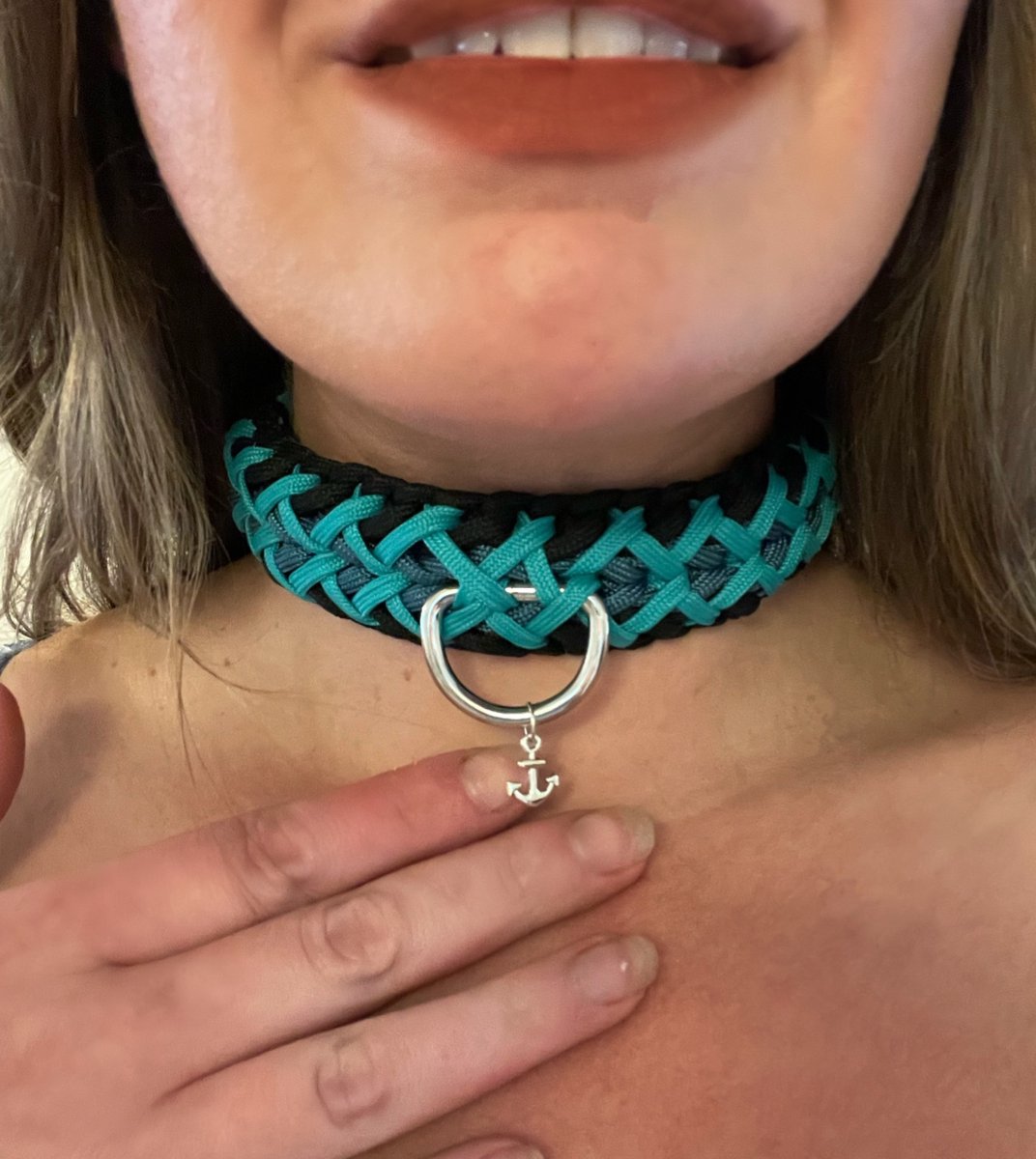 NEW PRODUCT!! Introducing our new paracord collars. Custom made in your choice of colour and optional charm. Complete with D ring and slide release clasp. Vegan friendly and made to measure