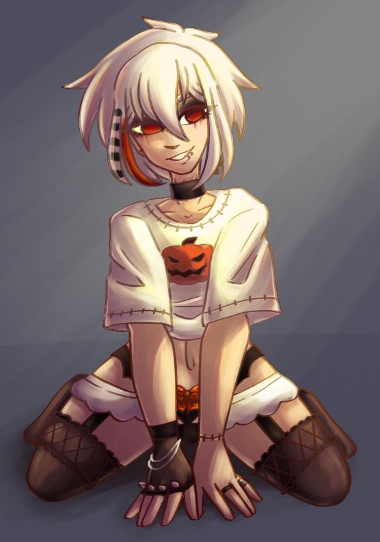 AnaMay666's tweet photo. Decided to try my hand at drawing my boi in this outfit by @ImagiChan, it’s so cute- 
Tried out a new colouring style to try to improve a lil too-
Hope this is okay 👉👈
#imagisgarments #ocart  #vtuberart https://t.co/WY2Xcgk4kC