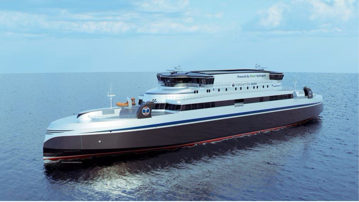 Norway 🇳🇴 to build world’s largest hydrogen-powered ships - Interesting Engineering bit.ly/4aFfuld #sustainability #supplychain #transportation #shipping #hydrogen