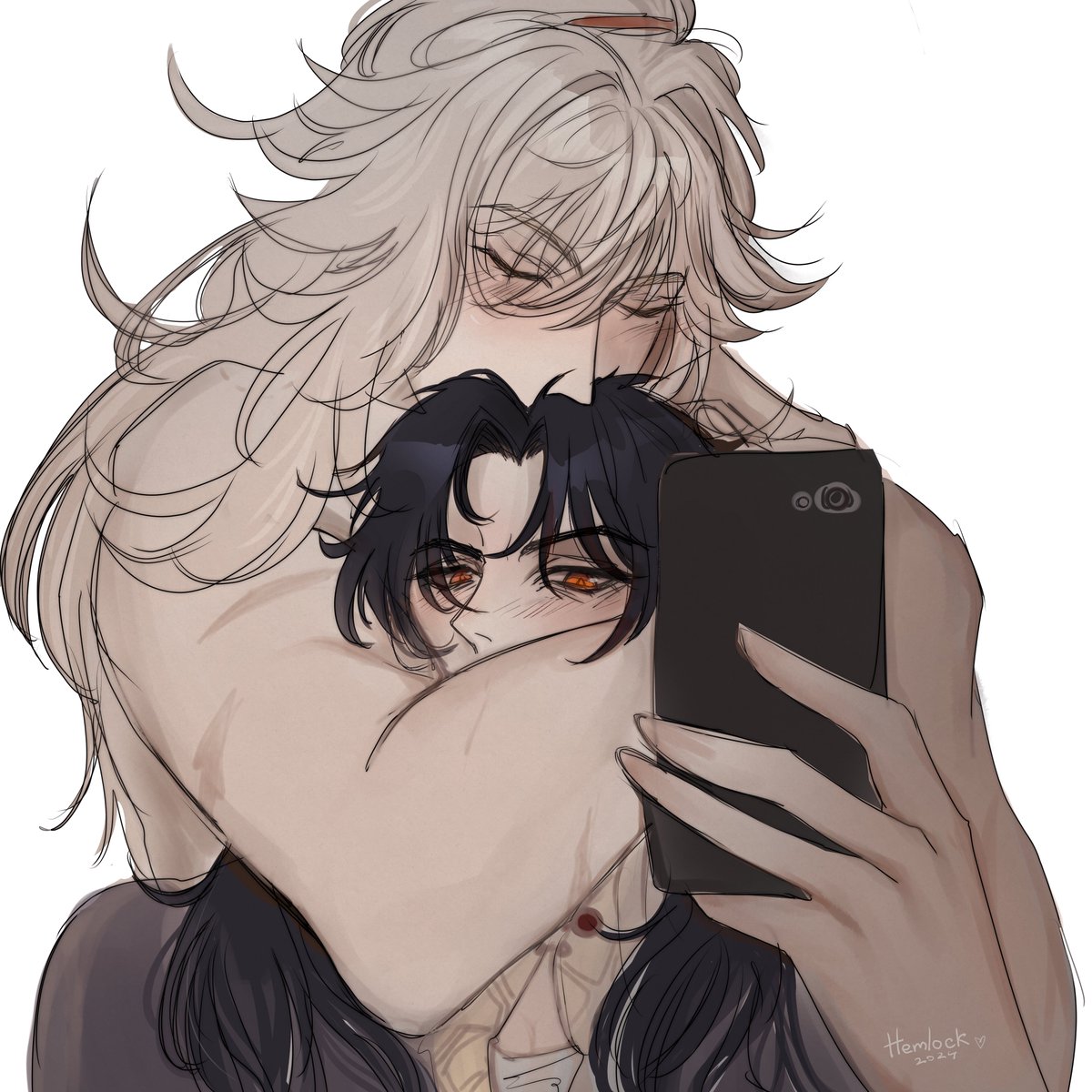 sleepy cat  ฅ/ᐠ- ̫ -ᐟ\ฅ  
 #jingren #jingyuan #blade #HonkaiStarRail #景刃