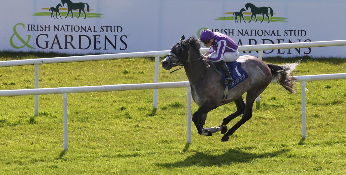 Chemistry takes The Visit the @IrishNatStud and Gardens Maiden for trainer Aidan O’Brien and jockey Ryan Moore✨🏆 Congratulations to all connections 🙌🏼