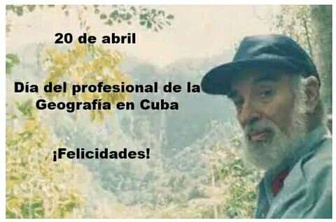 El 20 de abril de 1923 nace Antonio Núñez Jiménez, reconocido científico, geógrafo, arqueólogo y espeleólogo, creador de la Fundación La Naturaleza y el Hombre. Considerado el padre de la Espeleología Cubana. #CiegodeAvila #LatirPorUn26Avileño
#CubaViveyVence