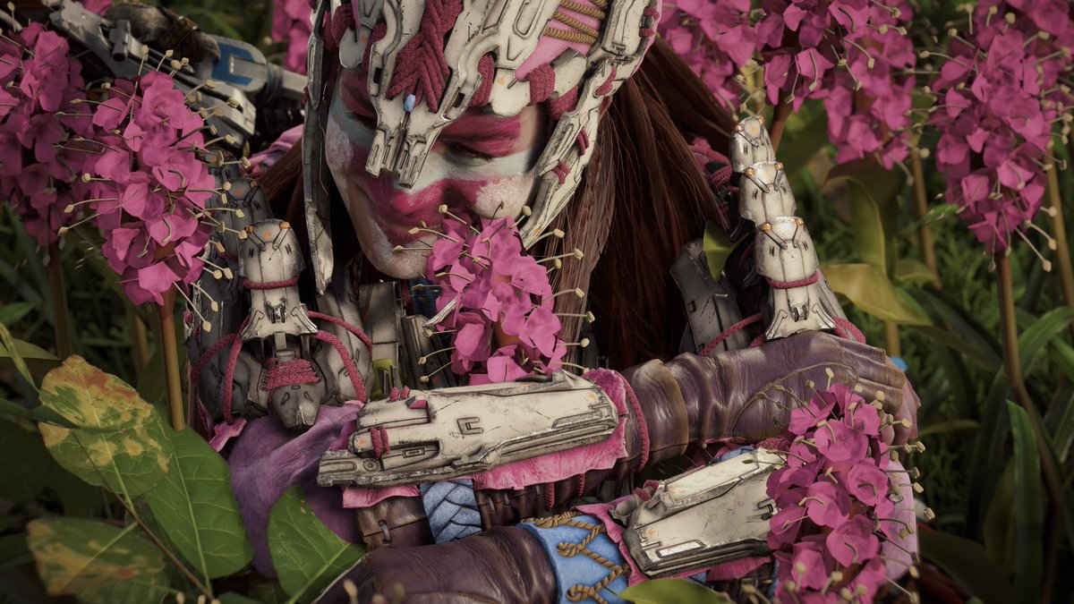 Spring is a beautiful transition back into life 🩷 

#BeyondTheHorizon 
@Guerrilla 

#HorizonForbiddenWest 
#VPRT #VPSpotlight