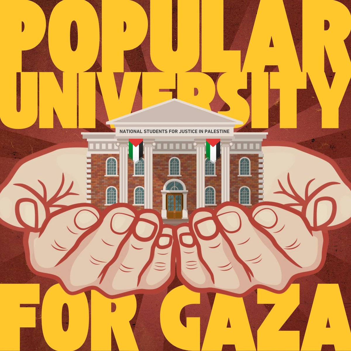 🇵🇸 WE ARE ALL SJP! 🇵🇸 Our universities have chosen profit and reputation over the lives of the people of Palestine and our will as students. In the footsteps of our comrades at Rutgers, Tufts, and Columbia, we will take back our university and force our administration to divest!