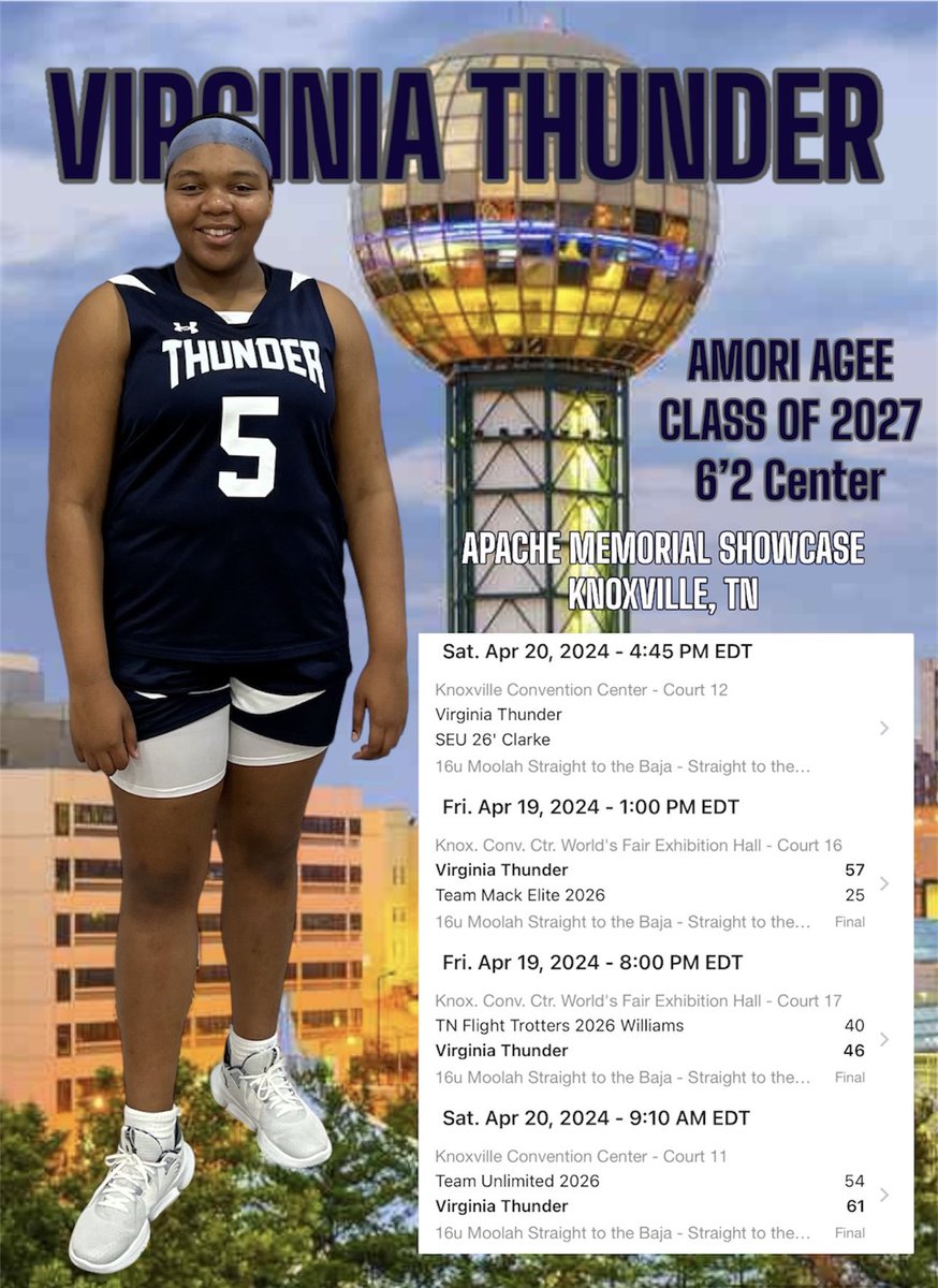 3-0 Come out and check me out on court 12 @ 4:45pm!!! <a href="/VABelles1/">Virginia Thunder</a> <a href="/PGHVirginia/">Prep Girls Hoops Virginia</a> <a href="/InsiderExposure/">InsiderExposure</a>