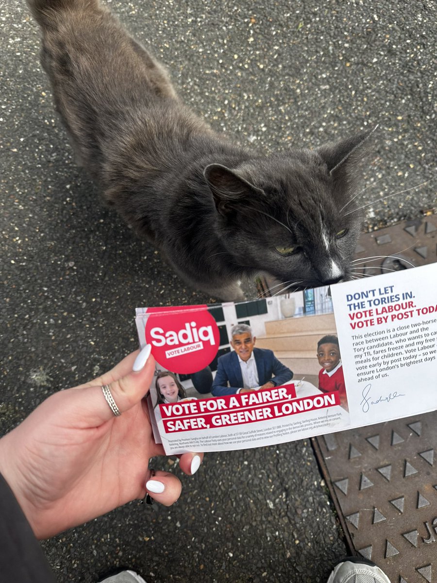 He’s voting Labour on 02/05 ✅