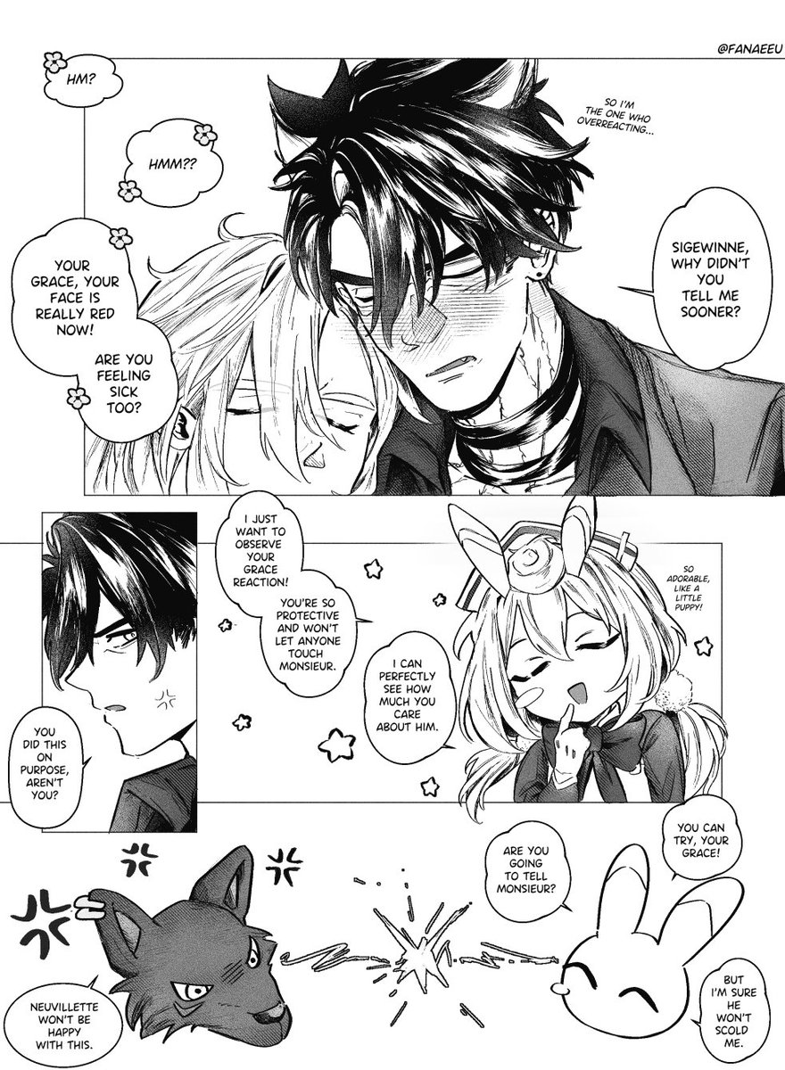 falling sick (and missing the presence of someone) #wriolette #リオヌヴィ Part 1/2 (sorry for my bad english!!)