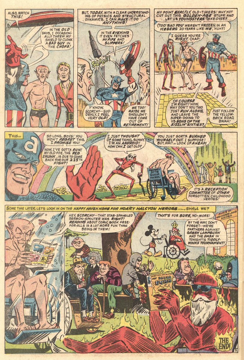 When The Invaders appeared in Not Brand Echh! Roy Thomas had his hand in this years before The Invaders run! A nice Golden Age spoof...