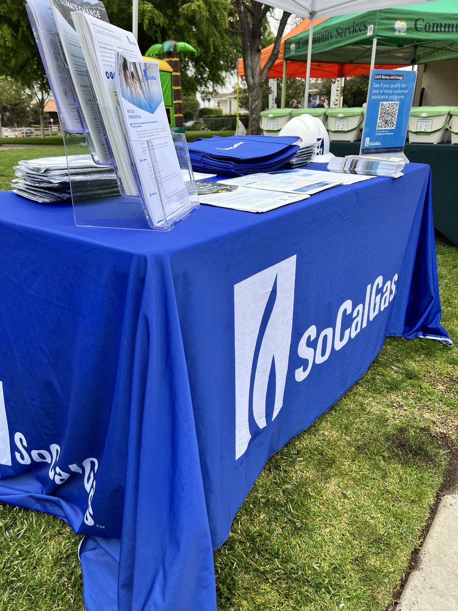 @socalgas is at Sam Hicks Park to help celebrate an early Earth Day in Temecula.