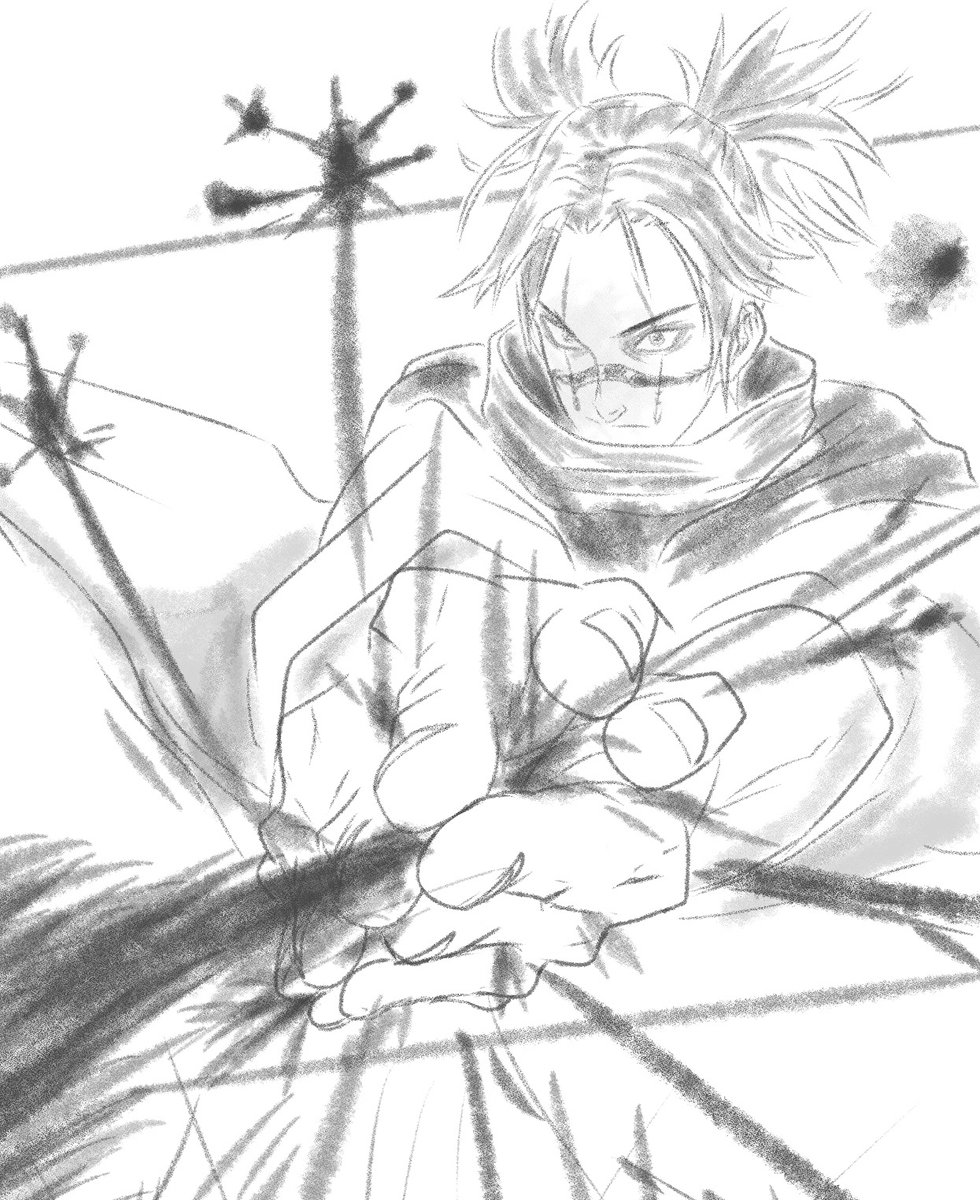 ラフ絵
#脹相 #呪術廻戦
