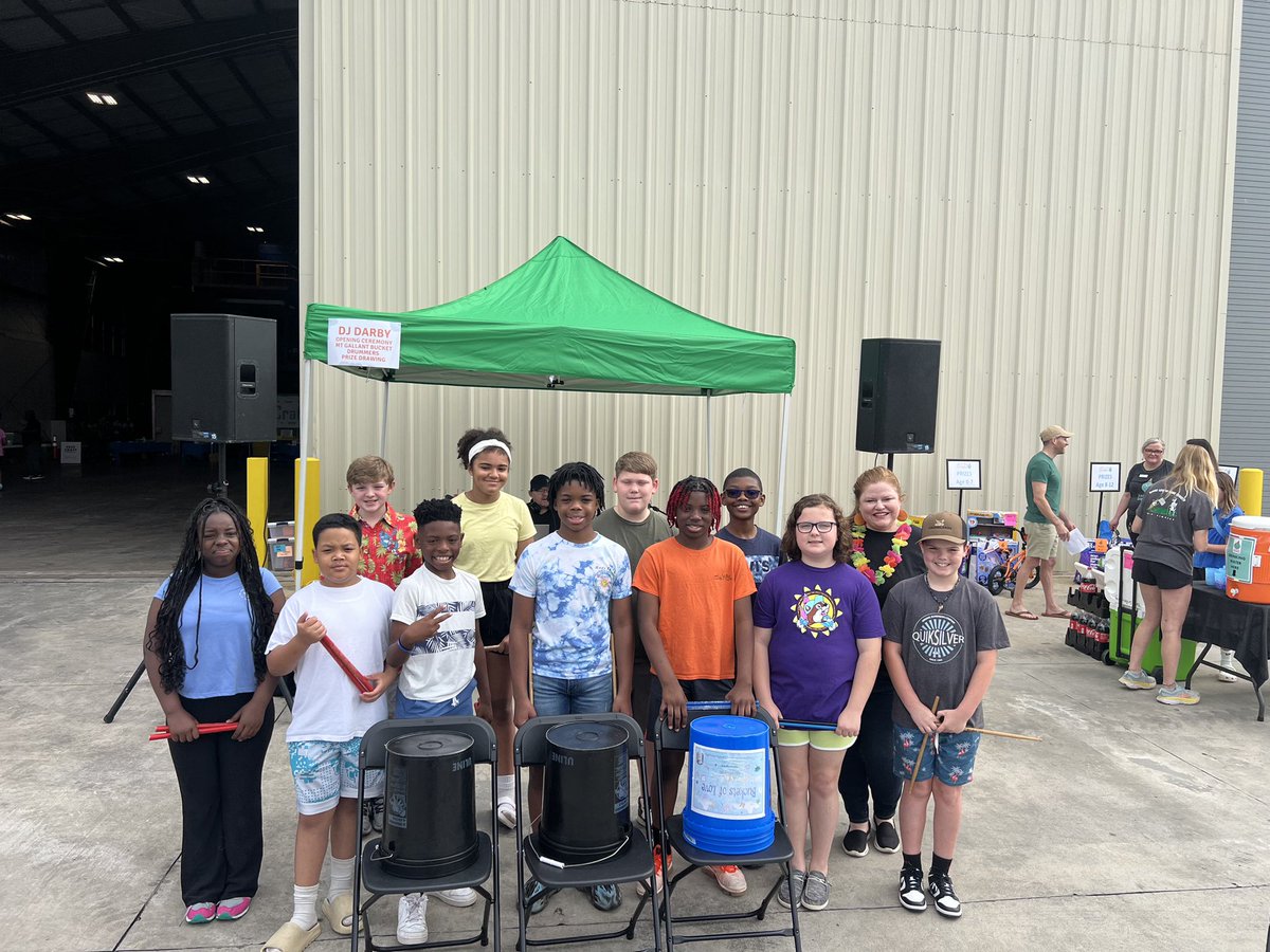 Our Drumming Knights tapped some beats to celebrate York County’s annual Earth Day Birthday celebration! #RockSolid @MtGallantElem