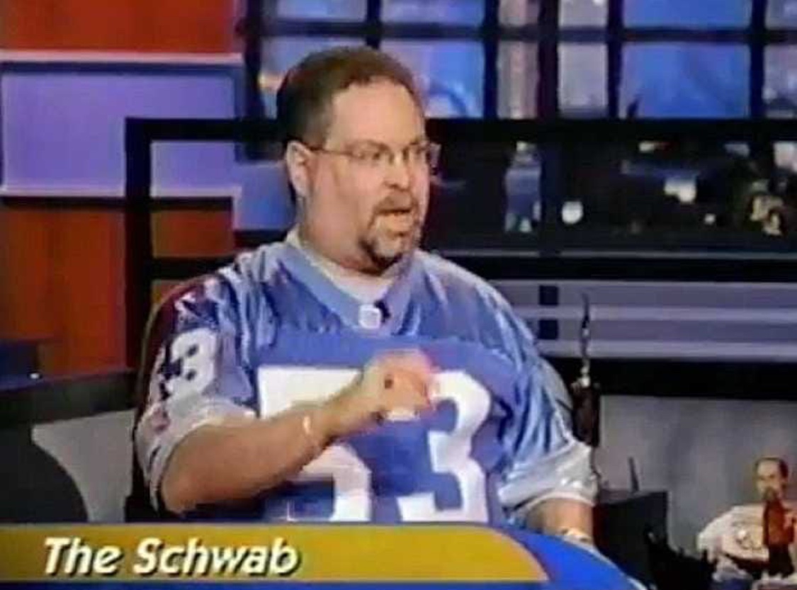 KeithOlbermann's tweet photo. There is a chorus of grief today from those of us who work, or worked, at ESPN

Howie Schwab was an unlikely on-air cult figure but long before then he was one of those who truly built the place: diligent, professional, and more importantly endlessly friendly and supportive to everybody (including the new, lost, anchor in from LA, or the prodigal anchor returning 20 years later)

Simply, ESPN never rises to the heights it did, nor exists today, without him. He died this morning and the memorials and "#RIPs" are insufficient - but they'll have to do.

And as the creator of the research department he'd have been satisfied: the description of his impact, and of the uniform grief at his loss, were both succinct and accurate. 

Thank you, Howie.