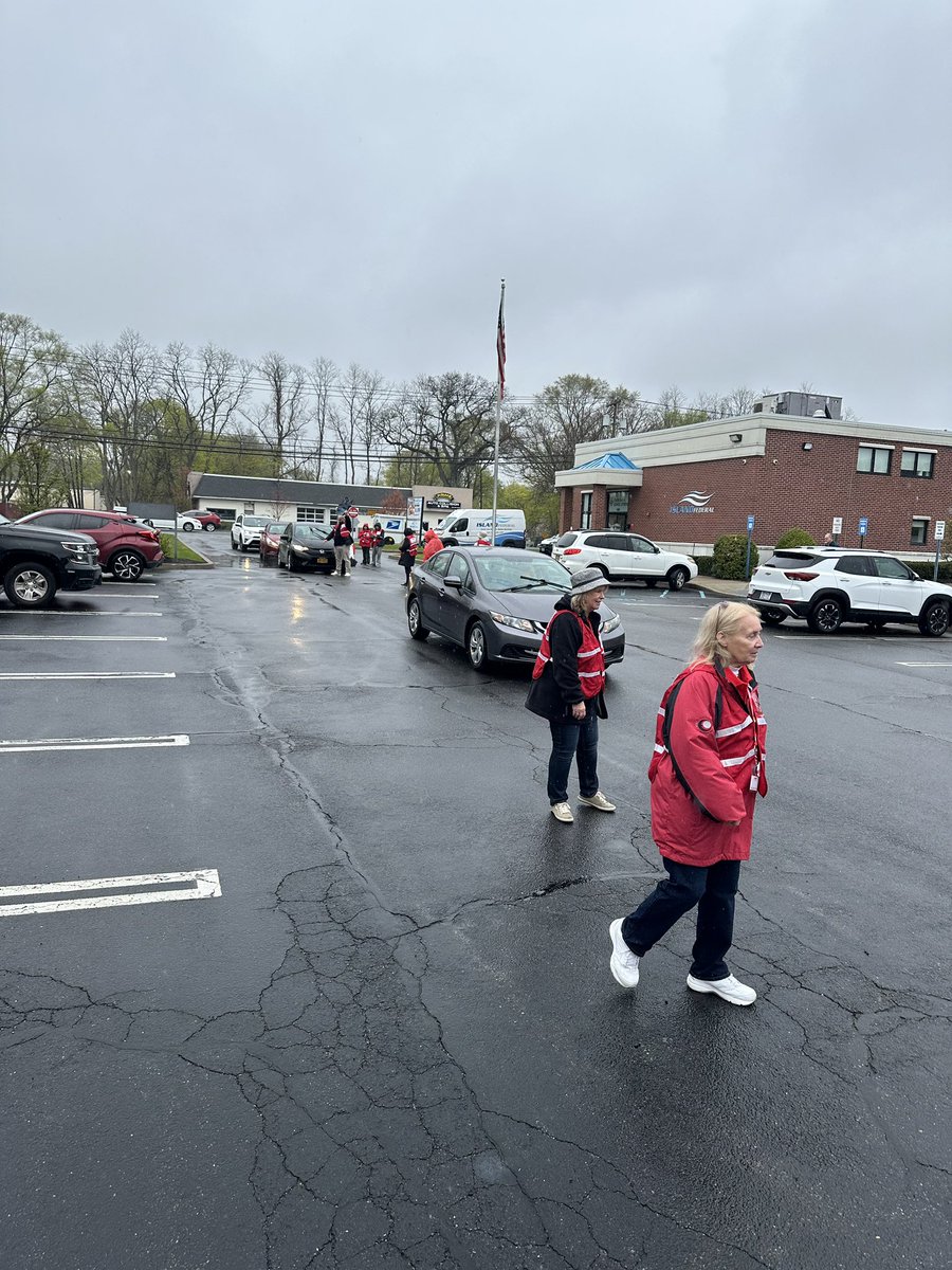 AARPLongIsland's tweet photo. Security experts recommend shredding old documents, canceled checks, expired credit cards, driver's licenses, insurance cards &amp; passports. #AARPLongIsland shredded in the rain in Selden &amp; Sayville today to keep people safe from scammers. https://t.co/N8gMT08F57 #FightFraudShredIt https://t.co/WevPo8I4dK