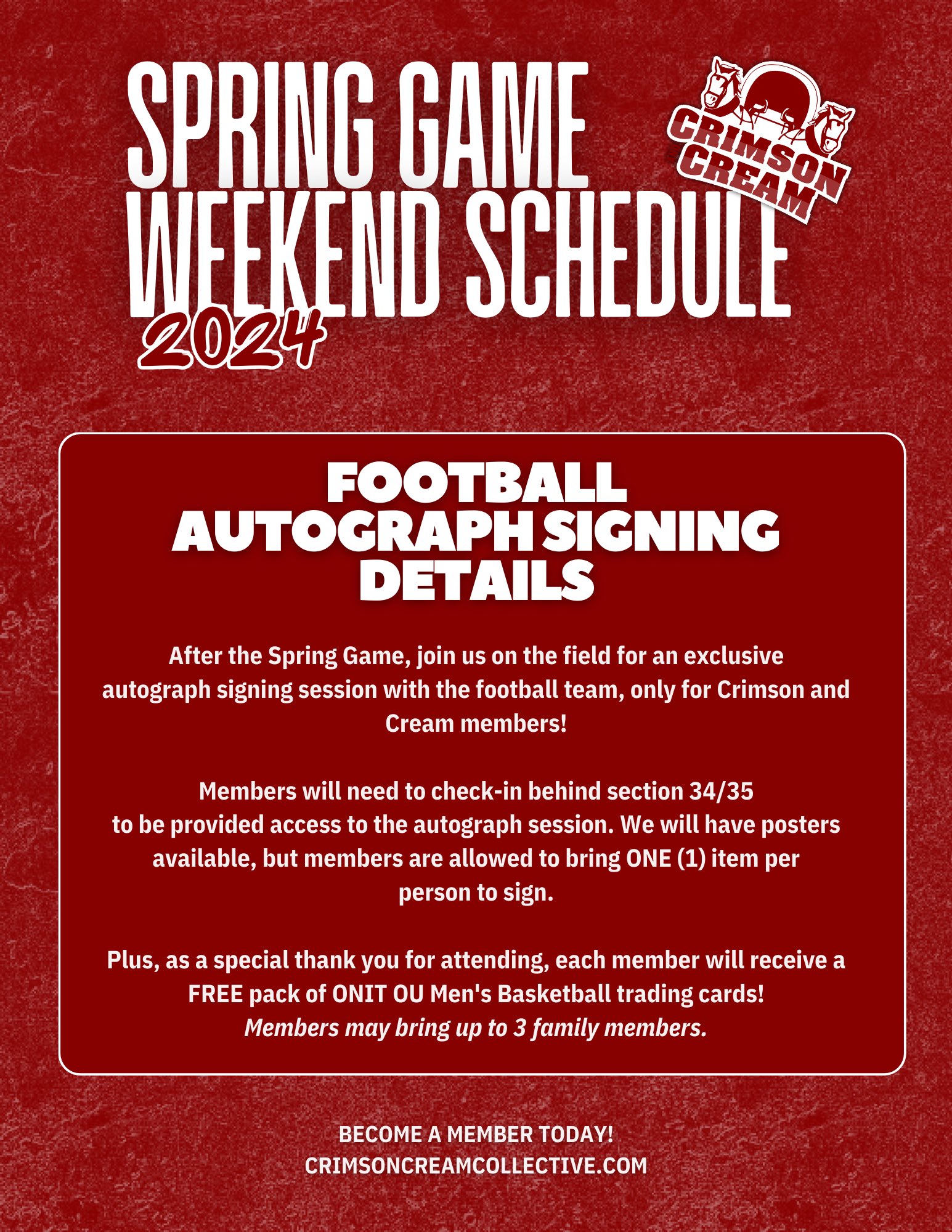 Crimson &amp; Cream on X: &ldquo;Reminder‼️ Our 𝗺𝗲𝗺𝗯𝗲𝗿𝘀-𝗼𝗻𝗹𝘆 