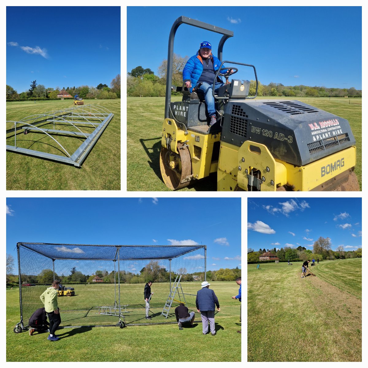 What a day! The wobbly ladder work, the forward defensive grass raking. The tea drinking and donut eating. 

And so much more. 

Thank you for everyone's help and enthusiasm. ❤️ 

It's more than a game.