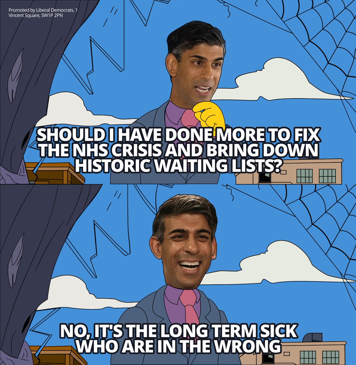 Rishi Sunak is attempting to blame the British people for his own government’s failures on the economy and the NHS and it simply won’t wash.