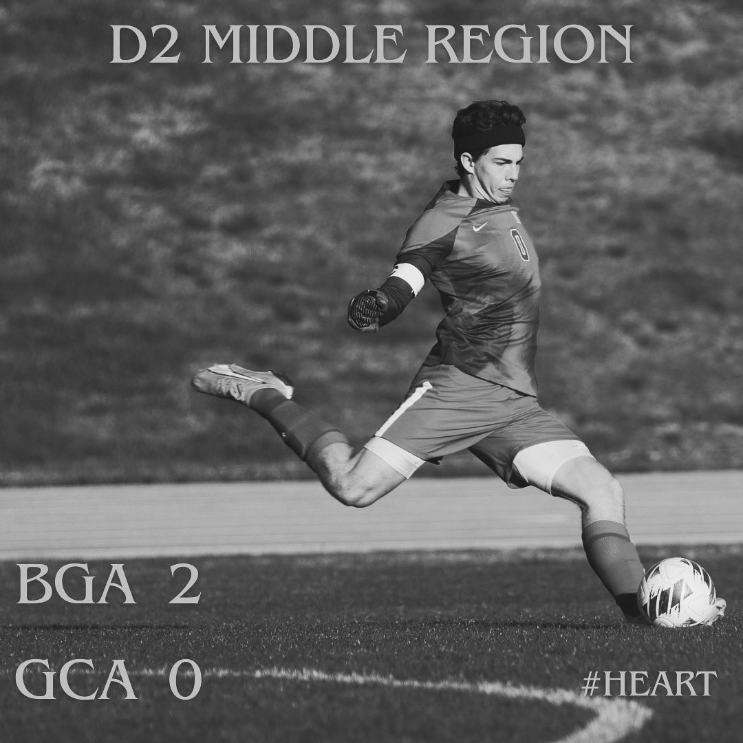 @BGASoccer gets 2-0 win against a very good Grace Christian team. Goals from Giannotti and Behnamnia. Thomas records another shutout. Wildcats move to 6-2-1 on the season. #conquerandprevail #hearts @TnDIIAthletics @wherald @BGASports