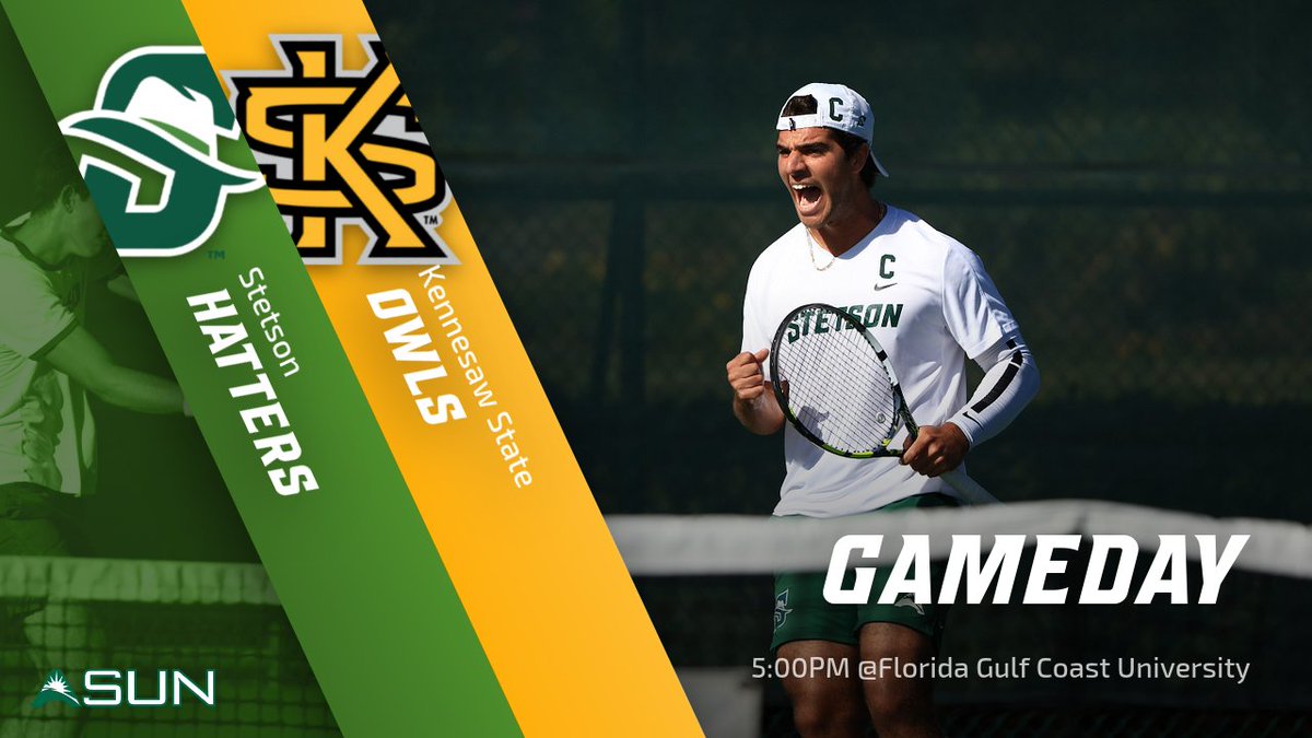 The Women have Advanced to the ASUN Finals! 

Up Next is a Chance for the Men to Advance as they Face Kennesaw State

⏰5:00PM
📍Fort Myers

#GoHatters