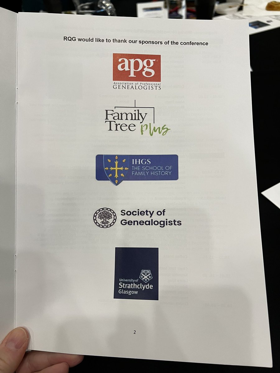 It was a great day for genealogy in the UK today. Lots going on. I was in Leeds for the conference of @RegQualGenes. Happy that @APGgenealogy could sponsor. I really enjoyed the day, heard some great keynote speakers and got useful suggestions from other presenters. #RQGConf24