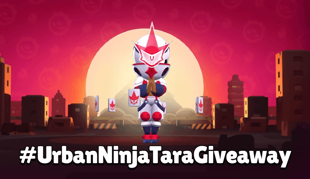 SORTEO DE TARA NINJA FUTURISTA Requisitos: - Like y RT al Tweet - Seguir a @AndezNewz y @BScomunidad__ - Comentar tu cosa favorita de la actualización ¡Termina el 1 de Mayo! #BrawlStars #UrbanNinjaTaraGiveaway