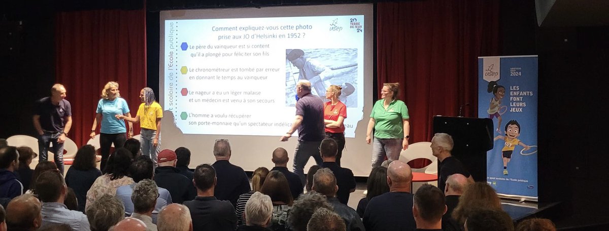 Rassemblement Présidents-Délégués <a href="/usepnationale/">USEP nationale</a>. L’occasion de présenter la vidéo des p’tits usépiens ariégeois.
#Paris2024