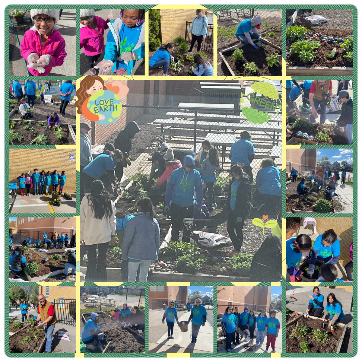 Happy 2024 Earth Day! Thank you to all who came out to Emerson to support with the beautification of our amazing garden! Thank you <a href="/dspuhr/">Dennis Puhr</a> for your leadership and coordination! <a href="/EmersonD100/">EmersonD100</a> <a href="/emersonpta100/">Emerson PTA 100</a> <a href="/Mr_Cunningham7/">Connor Cunningham</a> <a href="/jkruger927/">Jennifer Kruger</a> <a href="/BerwynSouth100/">Berwyn South District 100</a> <a href="/JSuchyEmerson/">Jean Suchy</a>
