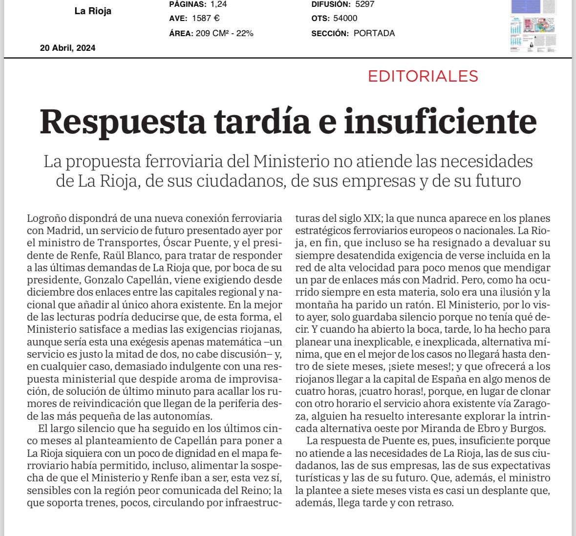Óscar Puente tweet media