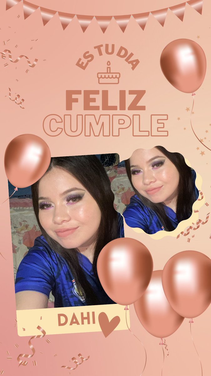 bonitasdechris's tweet photo. Sabemos que no emos estado muy activas por aquí pero 
Hoy es un día especial ya que es cumpleaños de una bonita del team Dahi muchas felicidades que cumplas muchos años más que tengas un lindo día y te la pases bien te queremos mucho todas las del team 🥳🫶🏻 
@velezxemi https://t.co/NZwcSHlzYs