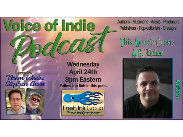 Stephanie Collins (@w_angels_wings) on Twitter photo A. G. Flitcher <a href="/agflitcher/">AG Flitcher</a> VOICE OF INDIE #Podcast <a href="/FreshInkGroup/">Fresh Ink Group</a> hosts <a href="/StephenGeez/">StephenGeez.com</a> <a href="/BeemWeeks/">Beem Weeks</a> April 24, 2024, 8PM EST! blogtalkradio.com/voiceofindie1/… #poet #poetry #Novel #Film #writer #AuthorsOfTwitter #Indieauthor #bookaddict #bookaholic #book #bookworm #ASMSG #IARTG <a href="/VoiceOfIndie/">Voice Of Indie</a> A. G. Flitcher <a href="/agflitcher/">AG Flitcher</a> VOICE OF INDIE #Podcast <a href="/FreshInkGroup/">Fresh Ink Group</a> hosts <a href="/StephenGeez/">StephenGeez.com</a> <a href="/BeemWeeks/">Beem Weeks</a> April 24, 2024, 8PM EST! blogtalkradio.com/voiceofindie1/… #poet #poetry #Novel #Film #writer #AuthorsOfTwitter #Indieauthor #bookaddict #bookaholic #book #bookworm #ASMSG #IARTG <a href="/VoiceOfIndie/">Voice Of Indie</a>