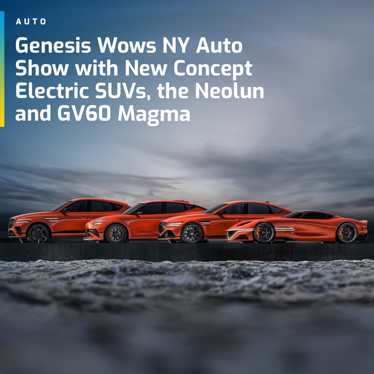 Genesis is a well known automaker for its innovation and luxury, and it has just revealed two new concept cars: the Neolun and the GV60 Magma. 🤩

Learn more: electrifynews.com/news/auto/gene…

#ElectrifyNews #EV #Genesis #ElectricVehicles #EVCar