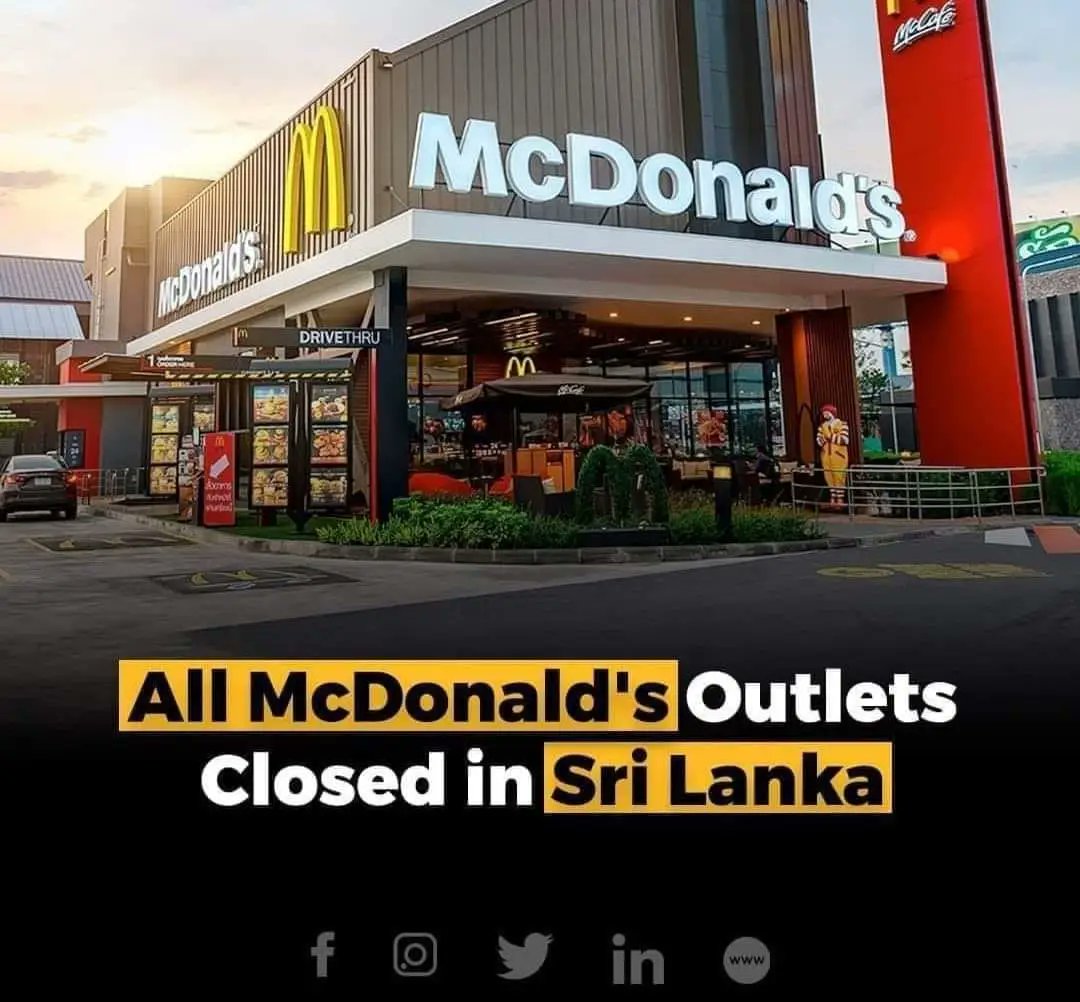 Thank you Sri Lanka 🇱🇰 ♥️

#ısraelTerrorists #Israel #IsraeliNewNazism #McDonalds
