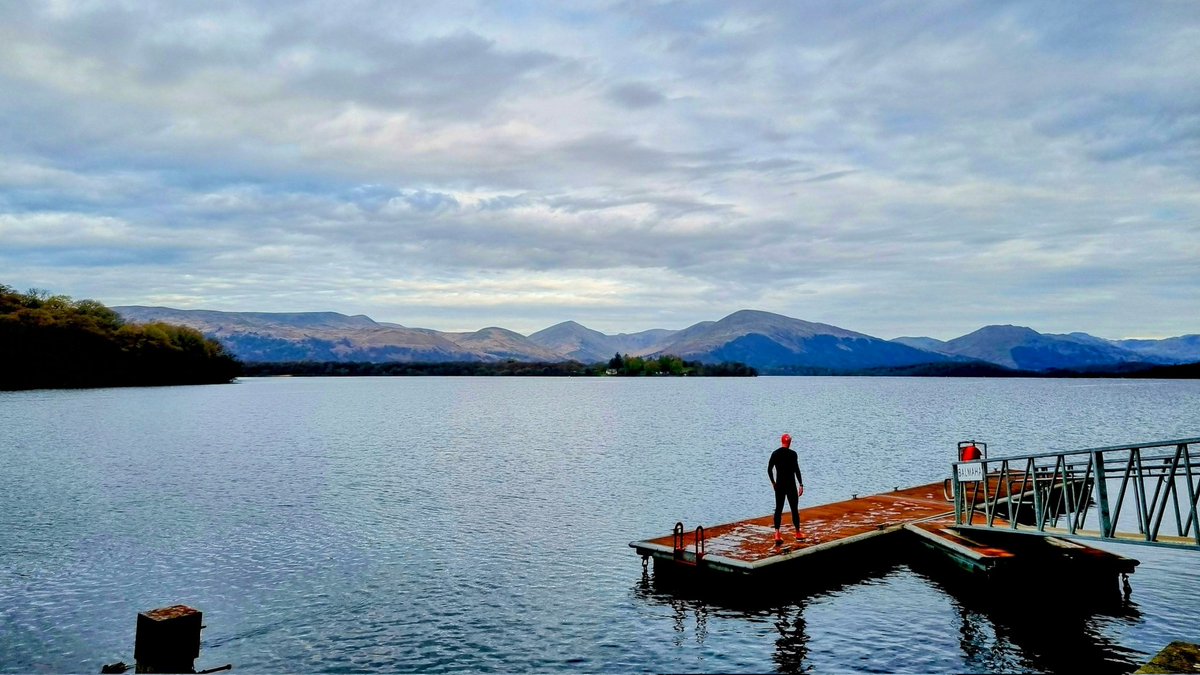 First Loch swim of 2024! And it was a tad chilly 🏊‍♂️ 🥶 #openwaterswimming @lovelochlomond @outdoor_swimmer