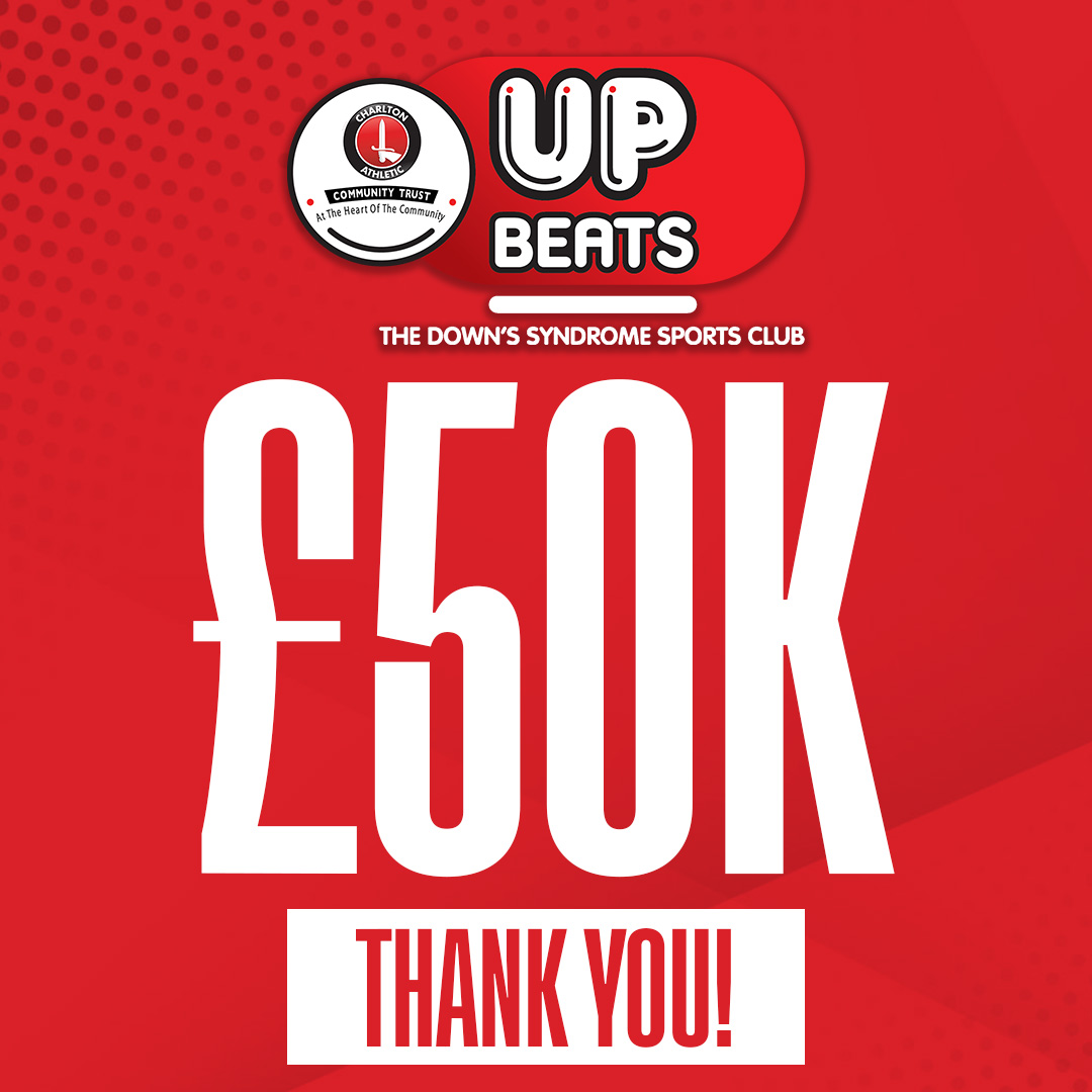 Upbeats Day has helped us smash our record donations for the annual event with you, the #cafc fans, helping to raise over £50,000! 🎉 THANK YOU! 👏 #cafc | @CAFCofficial