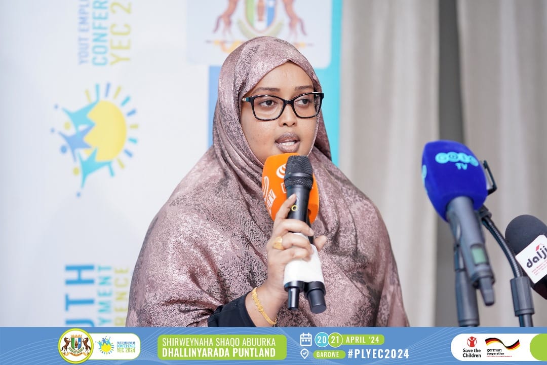 TalobeegF's tweet photo. Talobeeg Foundation attended today's Puntland Youth Employment Conference 2024 alongside Vice President of Puntland HE. Ilyas Osman Lugator. #PLYEC2024 https://t.co/xlMfzF3w8g
