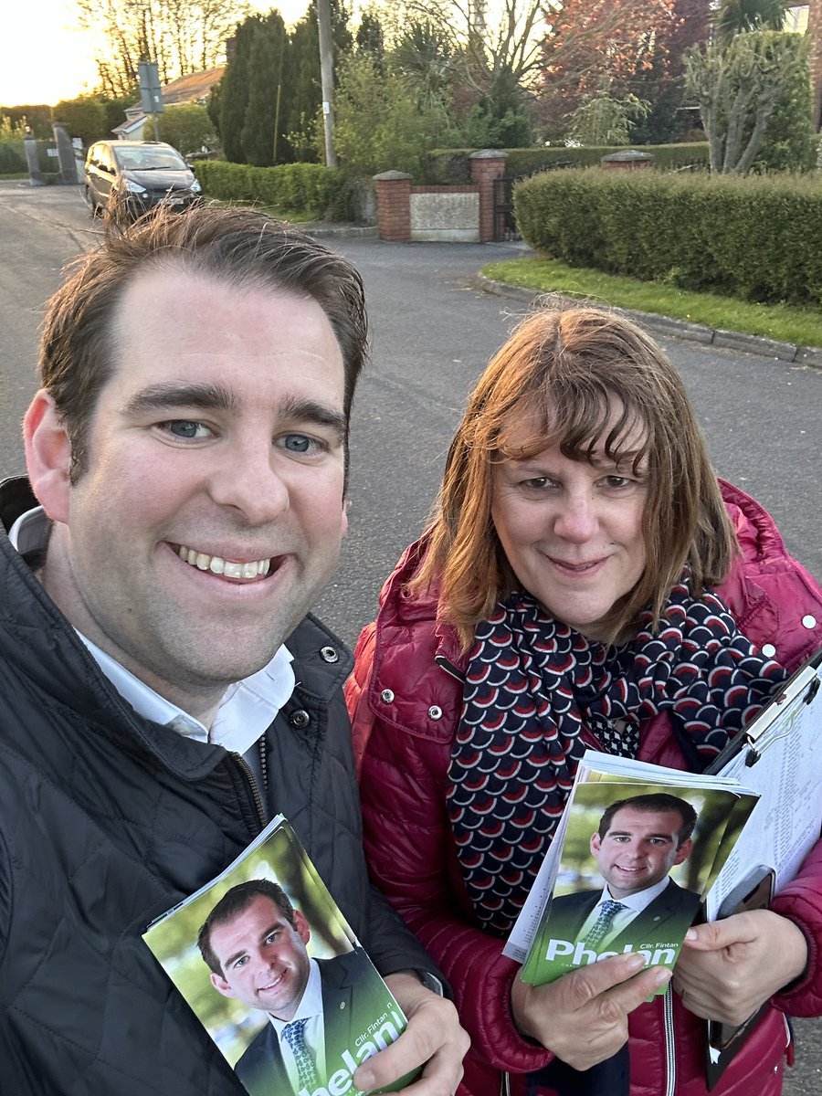 Really enjoyed engaging with people across #Carlow Town this week! With your #1 vote on the 7th June I will be able to continue to work on your behalf! #phelan1 #YourCouncillorOurCarlow