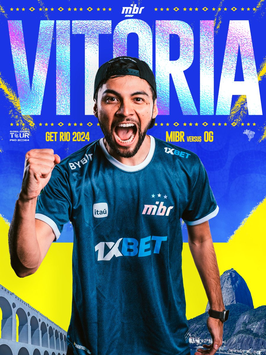 TEM QUE ACREDITAR, A GENTE SEGUE VIVO E VAMOS BRIGAR PELA VAGA NA FINAL! 🇧🇷 O BRASIL JÁ É TOP 3 DA #GETRio 2024! VAMOOOOOOOOOOOOOOOO #SomosMIBR